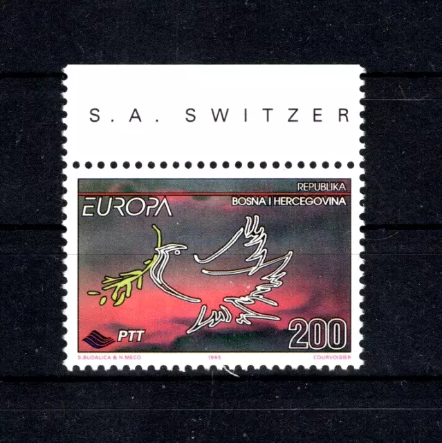 Postfrische Briefmarke " EUROPA , Frieden und Freiheit " ; Michel-Nr: 24