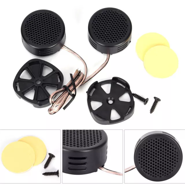 2pcs 500 watts audio Super Power Power Dome Stéréo Tweeter Tweeter pour voiture