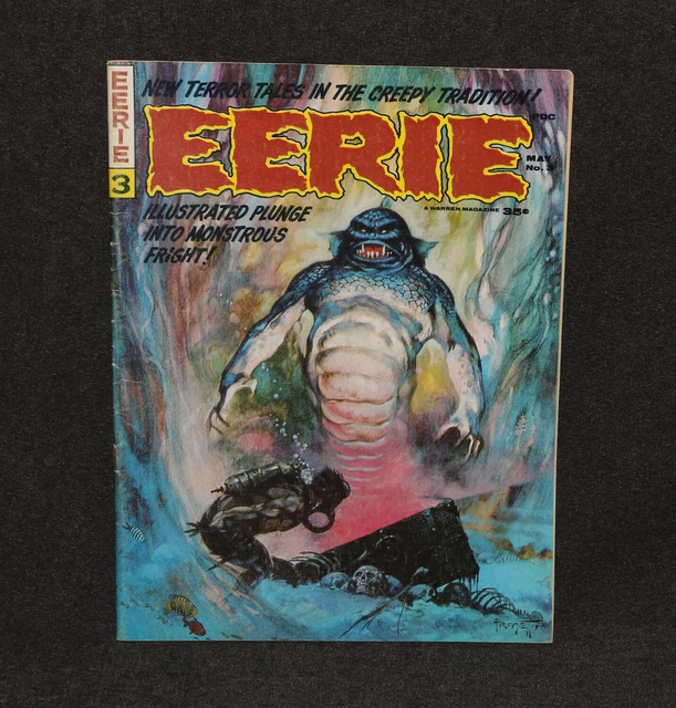 Monster Magazine Warren Eerie #3 Frazetta Cover