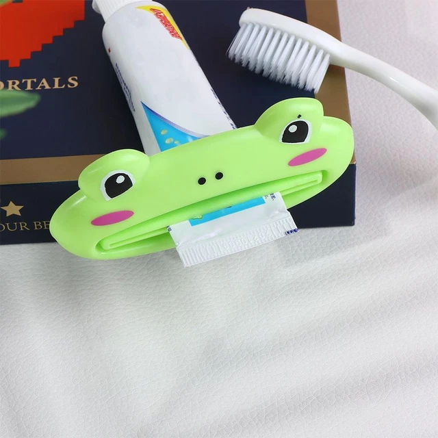 Cartoon Animal Toothpaste Dispenser Toothpaste Rolling Holder Bathroom Squeezer