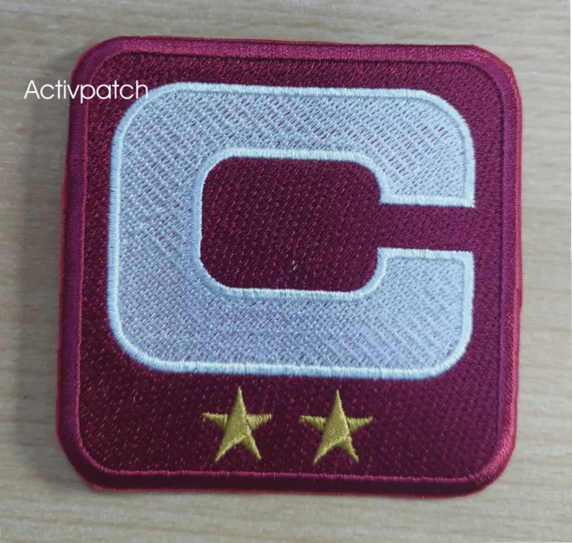 Atlanta Falcons Captain C Patch 2 star white Logo Patch NFL Football USA Sports