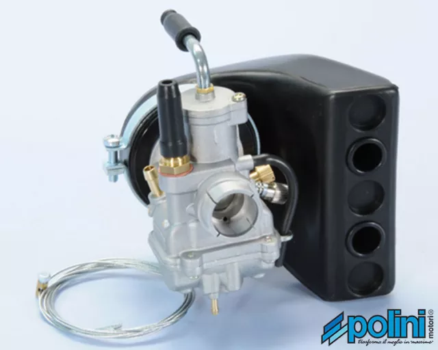 201.1704 Carburateur POLINI CP D.17,5 Complet De Filtre Vespa :Vespa 50 Pk