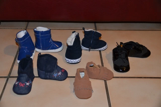 Lot chaussons chaussures chaussettes bébé fille 0/3 mois | Beebs