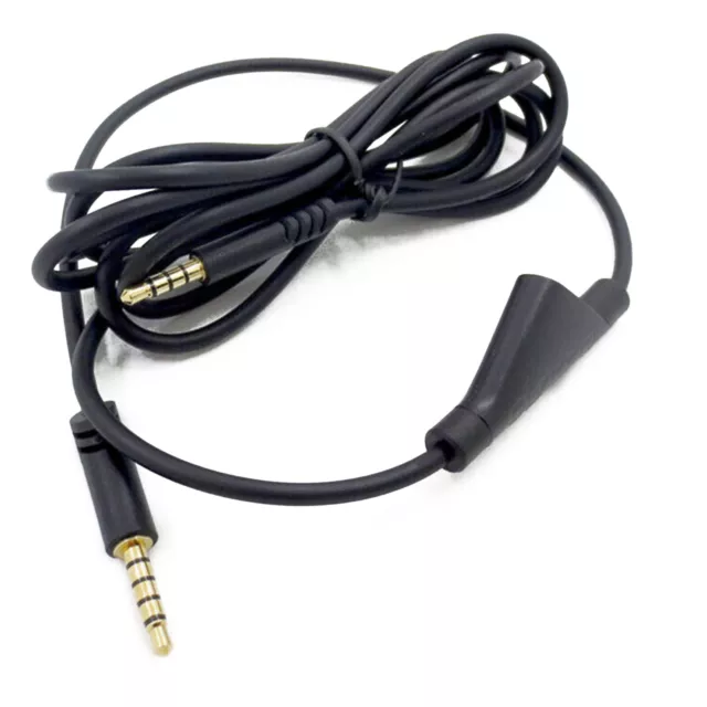 2m Inline Mute Audio Cable Earphone Cord For Astro A10 A40 Gaming Headphone