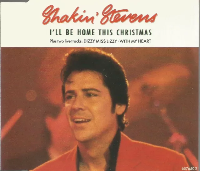 Shakin' Stevens - I'll Be Home This Christmas 1991 Epic CD single