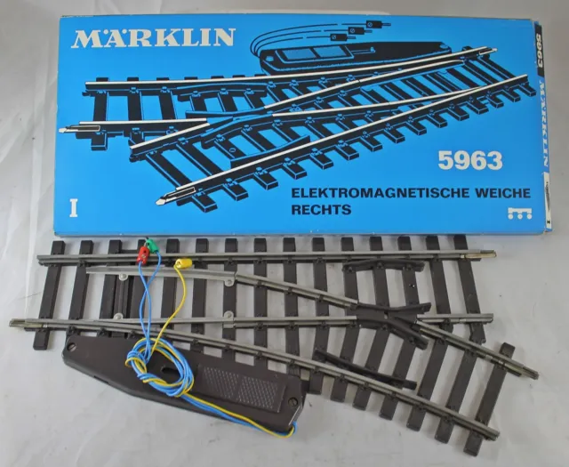 Märklin 5966 Spur 1 Handweiche rechts Neu aus Ladenauflösung