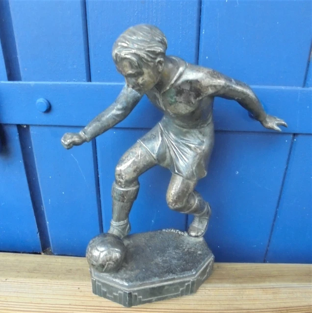 Objets de collection sur le football bronze