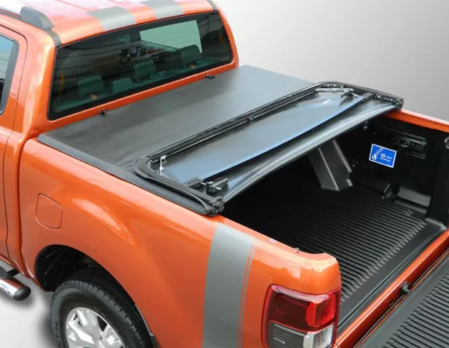 Ford Ranger 2016> NLG* Cover Tonneau Morbido, Doppia Cabina Cover Tripieghevole