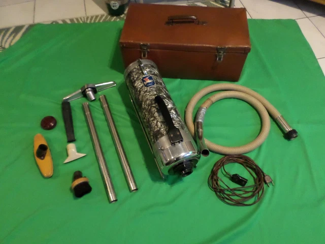 Aspirateur Vintage Birum 1954 Complet Et Fonctionnel