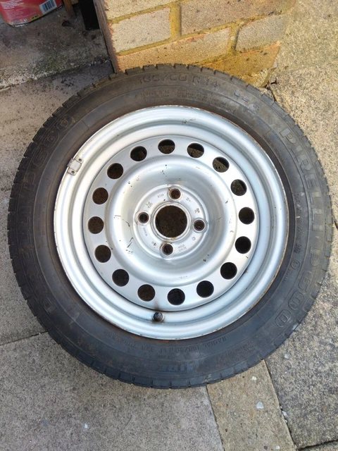 VW GOLF MK2 steel wheel with Pirelli tyre 185/60, R14, 82H plenty of ...