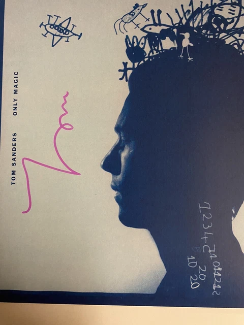 Tom Sanders - Only Magic: 12” Orange Signed Autographed  Teleman 2
