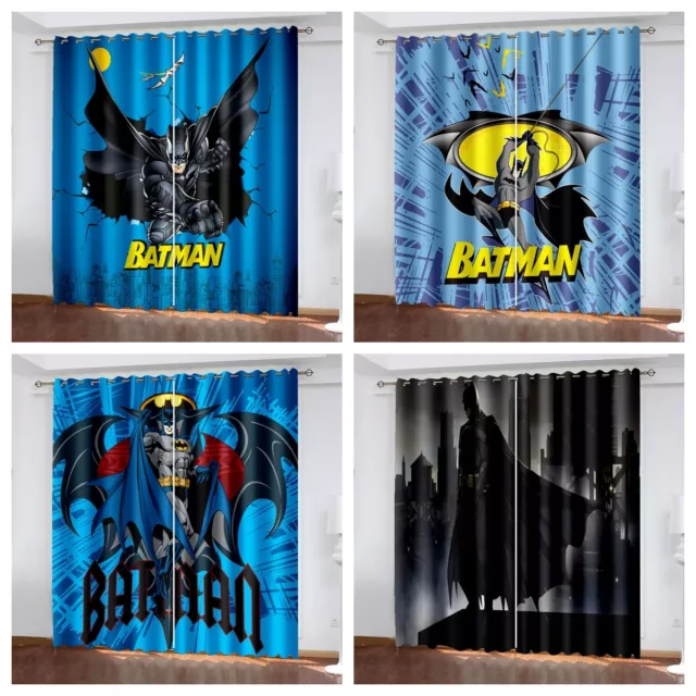 Batman Bedroom Curtains For Picclick Uk