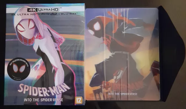 Steelbook Spider-Man:Into the Spider-Verse A2 Fullslip 4KUHD+3D+2D+ Weet Neuf