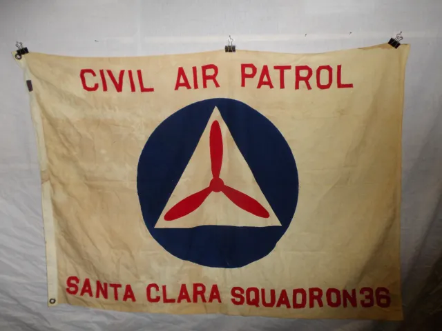 flag684 WW2 US CAP Civil Air Patrol Santa Clara Squadron flag W9D