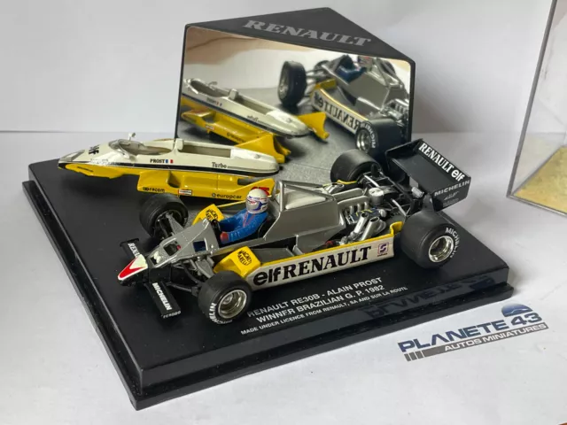 F1 Quartzo Renault Re30B Alain Prost Winner Brazilian Gp 1982 1:43