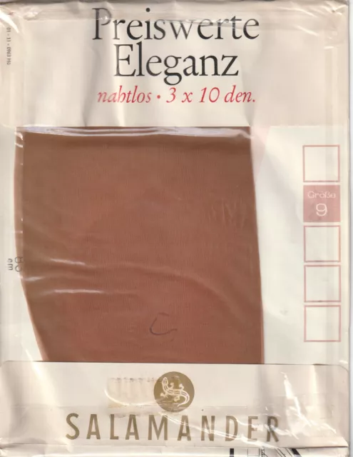 glatte Nylonstrümpfe SALAMANDER Gr. 9/Nylons/Stockings/Damenstrümpfe/Strapse(83