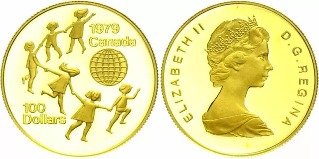 Kanada 100 Dollars 1979 - Internationales Jahr des Kindes