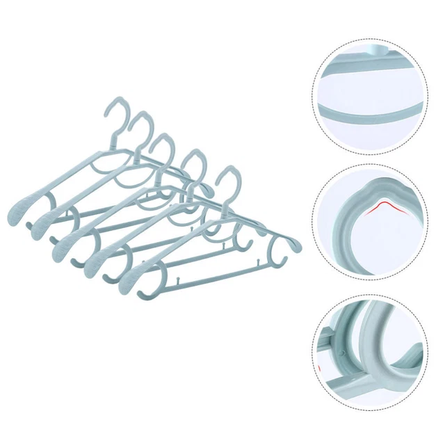 5 piezas Traje Colgantes Camisa Secado Abrigo de metal Colgas Colgantes Colgantes Colgantes