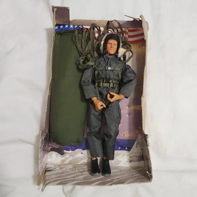 GI JOE NAVY Seal Parachute Paradiver 12" Action Figure 2003 Hasbro