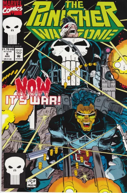 Marvel Comics The Punisher "Now It's War|"  Vol.i No. 6 (August 1992)
