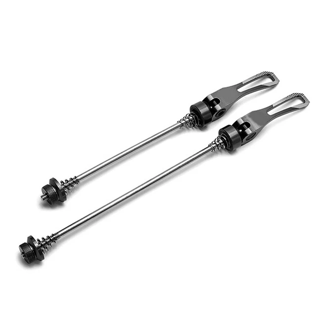 Paire De Serrages Rapides Campagnolo – Argent – Broquettes Vélo Course Vintage – Italie