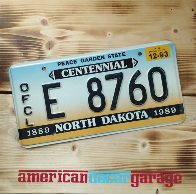 USA Nummernschild/Kennzeichen/license plate* North Dakota Centennial Official *