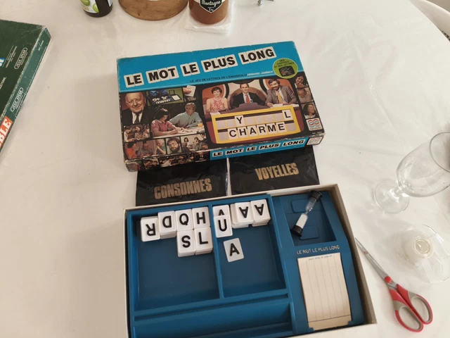 Jeu De Société Vintage 'Le Mot Le Plus Long' - Interlude - Complet - Années 80/90