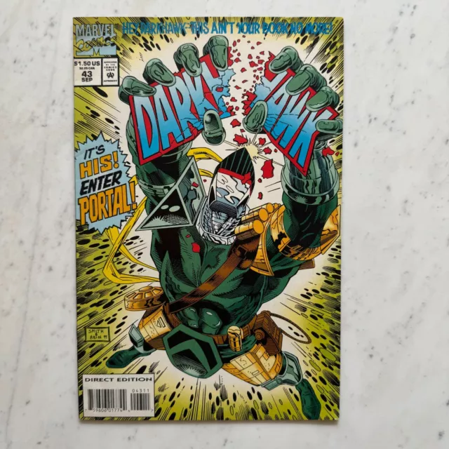 Darkhawk #43 1994 Rare Low Print Run Hard To Find Vf/Nm Marvel Comics