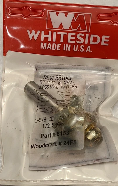 Whiteside Reversible Stile & Rail Classical Pattern # 6153