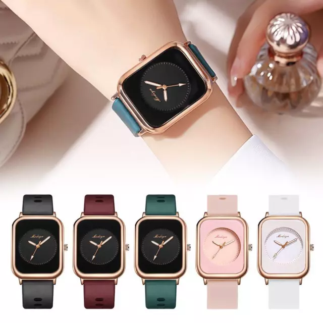 Fashion Casual Bracelet Watch for Women Ultrathin Simple Quartz Wristwatch N6F8