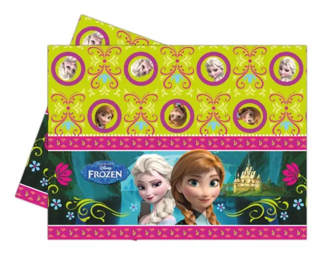 Frozen Party Table Cover Cloth Disney Kids Birthday Decoration Elsa Anna Olaf