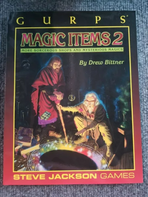 GURPS Magic Items 2 RPG SC supplement Steve Jackson Games SJG 6512 NEW