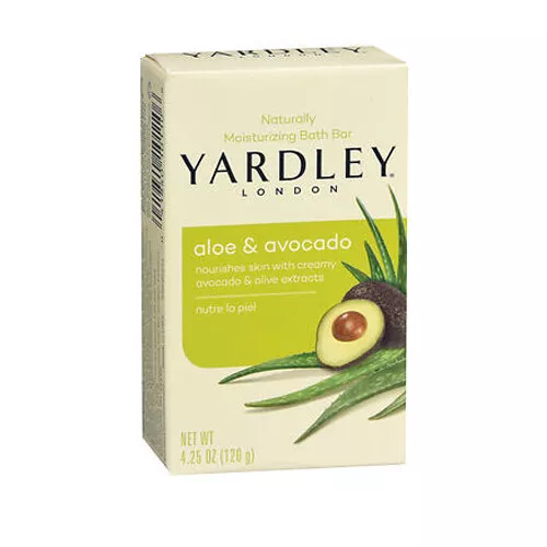 Yardley London Naturalmente Hidratante Pastilla de Jabón Fresco Aloe 126ml Por