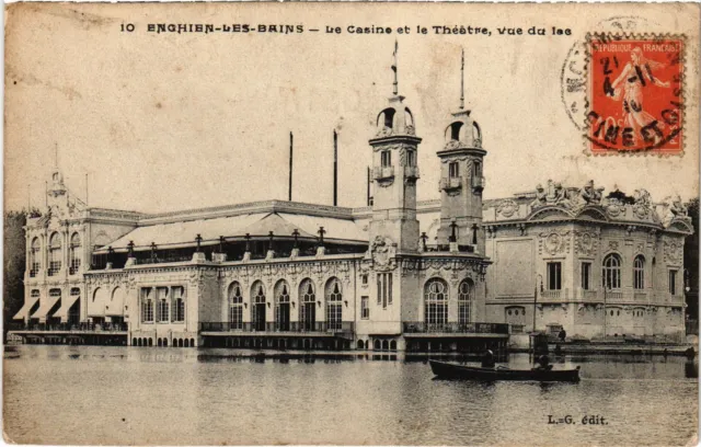 CPA Enghien les Bains Le Casino et le Theatre FRANCE (1308175)