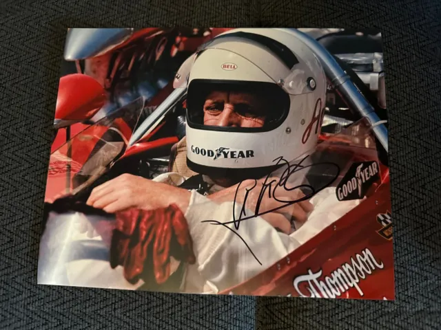 A J Foyt Signed Indianapolis 500 8 X 10 Photo Indy Car Autographed