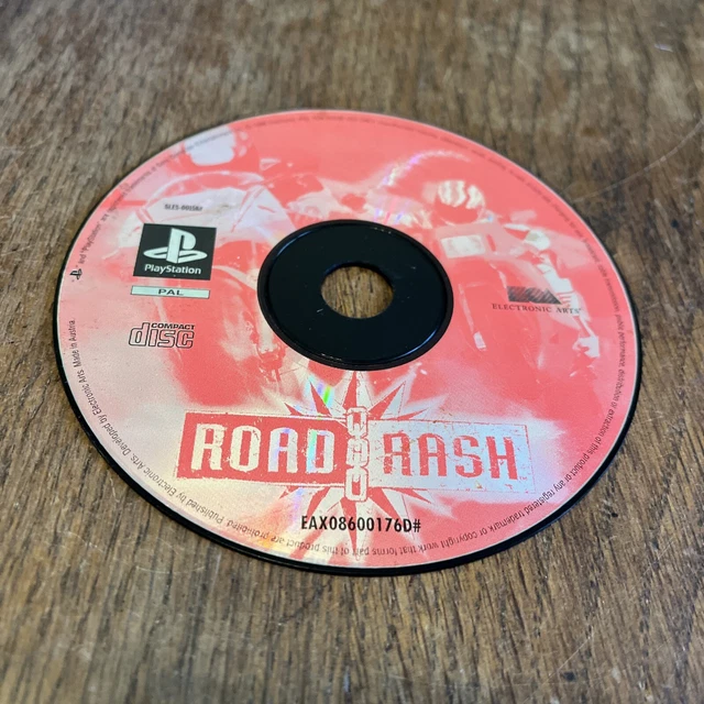 ROAD RASH PLAYSTATION PS1 Original Black Label Disc Only Tested Working