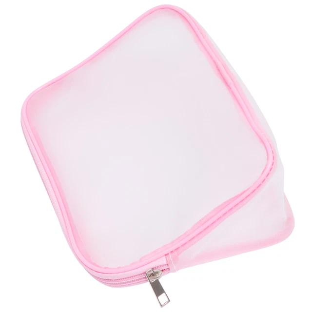 Travel Makeup Brushes Bag TPU Cosmetic Pouch Toiletry Container