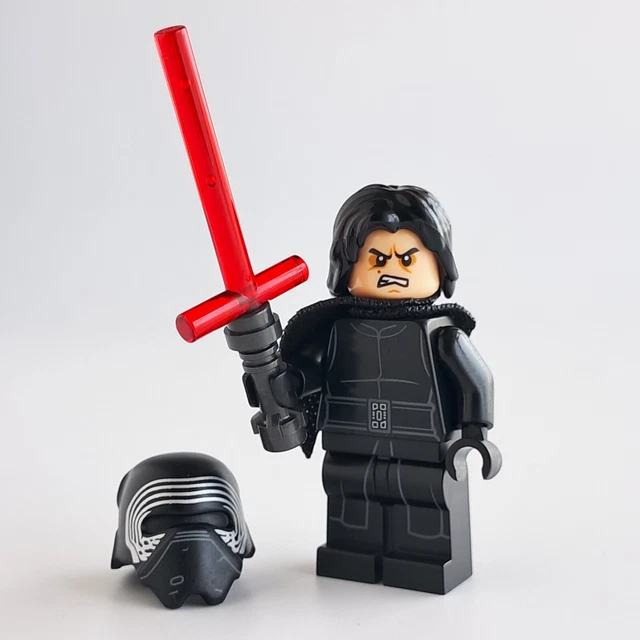 Lego Star Wars Kylo Ren Minifigure First Order The Last Jedi 75196 75216 Used main image 0