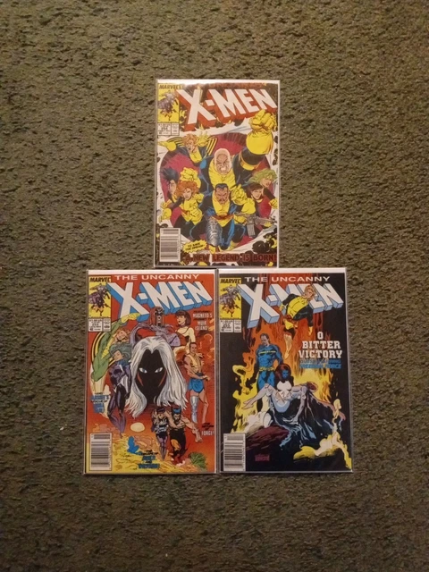 Marvel Comics Uncanny X-Men 253,254,255 Lot Of 3 Copper Age VF/NM Great Issues!
