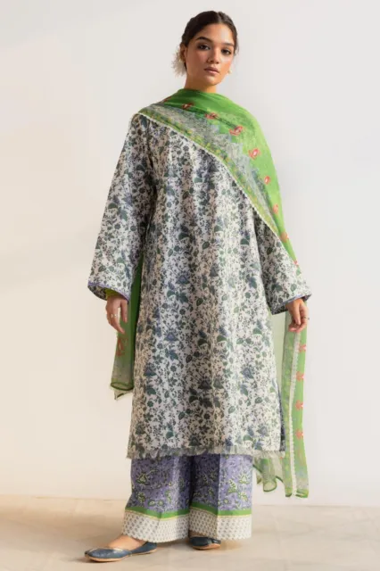 Zara Shahjahan Coco Prints lawn 2024  😍D#D2 Nargis  ! Unstitched No Maria B