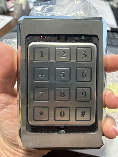 Essex Electronics KTP-103-SN 3x4 Stainless Steele Reader Heavy Duty Keypad 