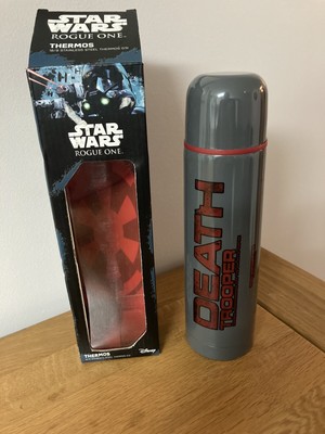 Rare Collectable Boxed Disney Star Wars Rogue One Thermos Flask Stainless Steel 