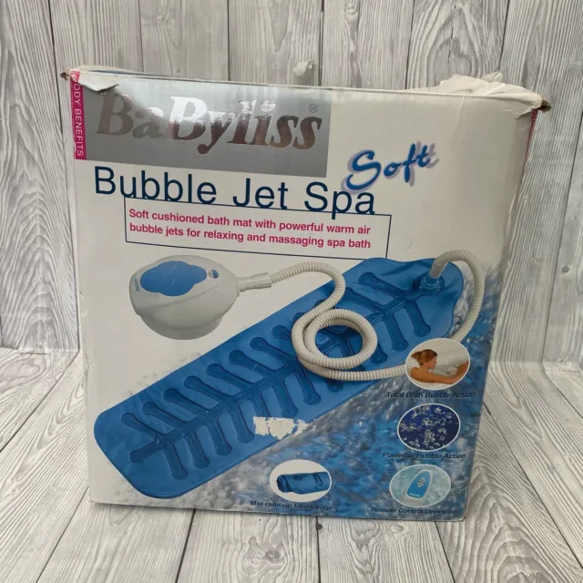 Boxed BaByliss Soft Bubble Jet Spa With Remote & Instructions Model 8059U