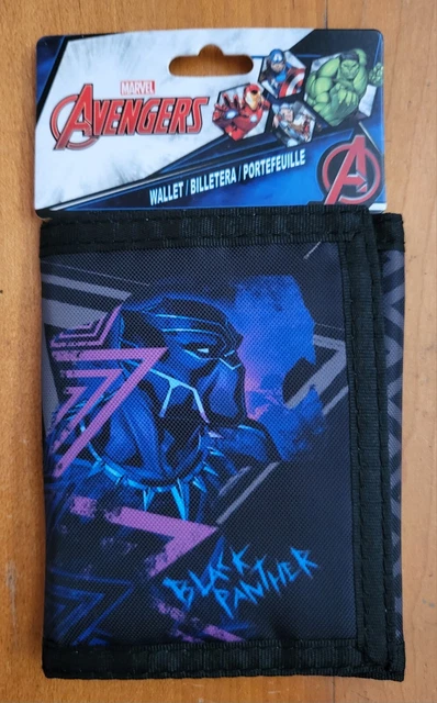 Marvel Avengers Bioworld Black Panther Trifold Boy’s Wallet