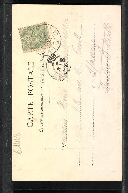 CPA Argentan, L'Orne à la Curve 2