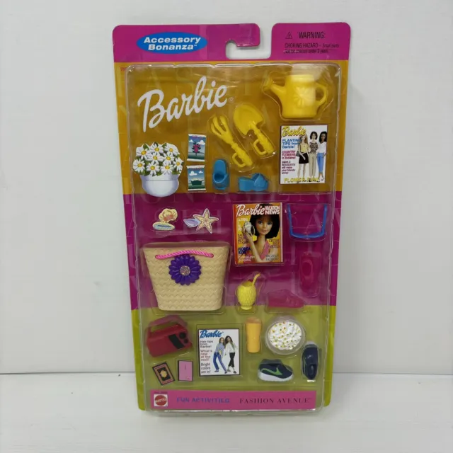 12” Mattel Barbie Doll Accessory Bonanza! Fashion Avenue Glasses Purse NRFB