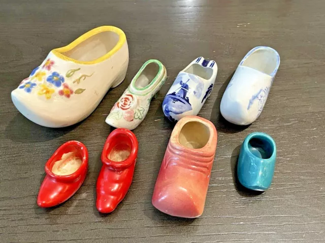 Vintage Miniature Porcelain + Other Materials Shoes Holland Japan