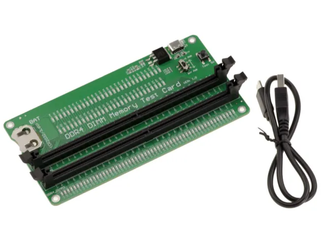 Placa De Prueba Con LED para Módulo Memoria DDR De Tipo DDR4