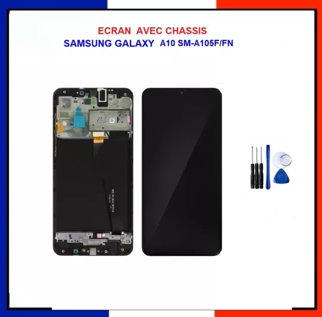 Écran Pour Samsung Galaxy A10 Noir Lcd Vitre Tactile Sm-A105F/Fn