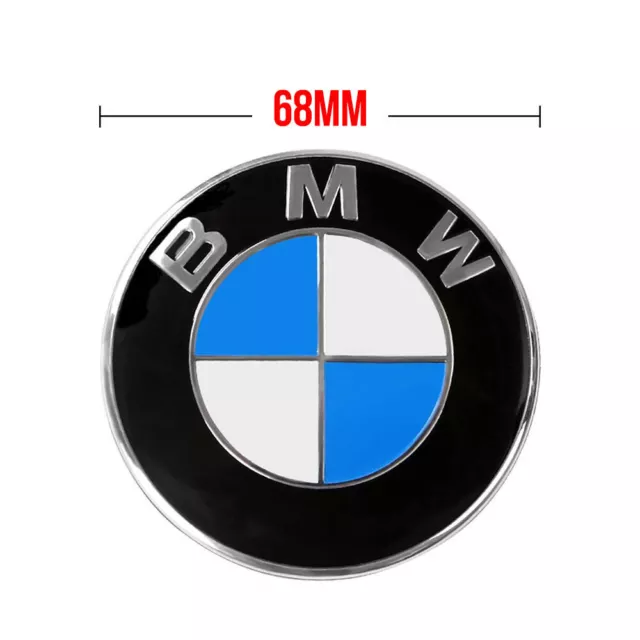 Für BMW 4pcs 68MM Nabendeckel Radnaben Felgendeckel Deckel Auto Car Blau/Weiß 2